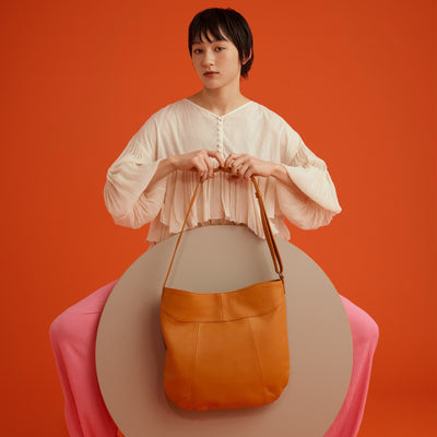 <artigiano> 2 Way Shoulder Bag / Camel