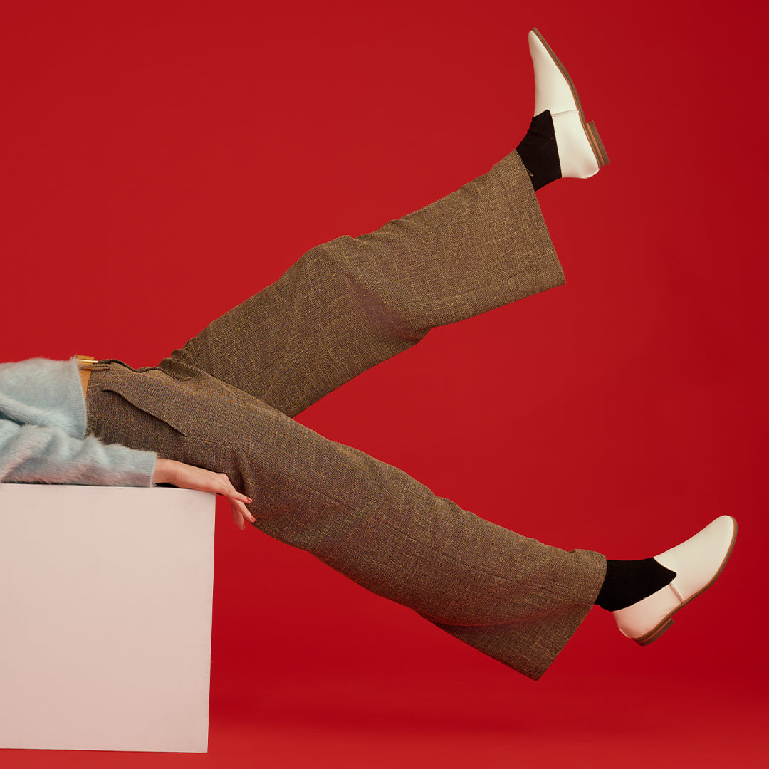 ＜U-DOT＞SLIP-ON/白色