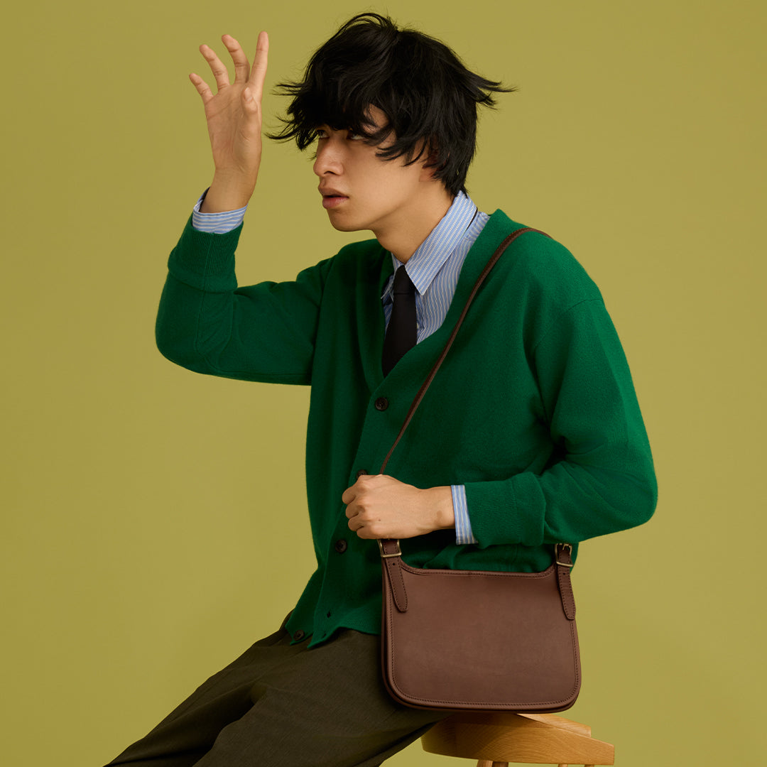 ＜ダコタ ブラックレーベル＞AM8シリーズ ショルダー/ブラウン