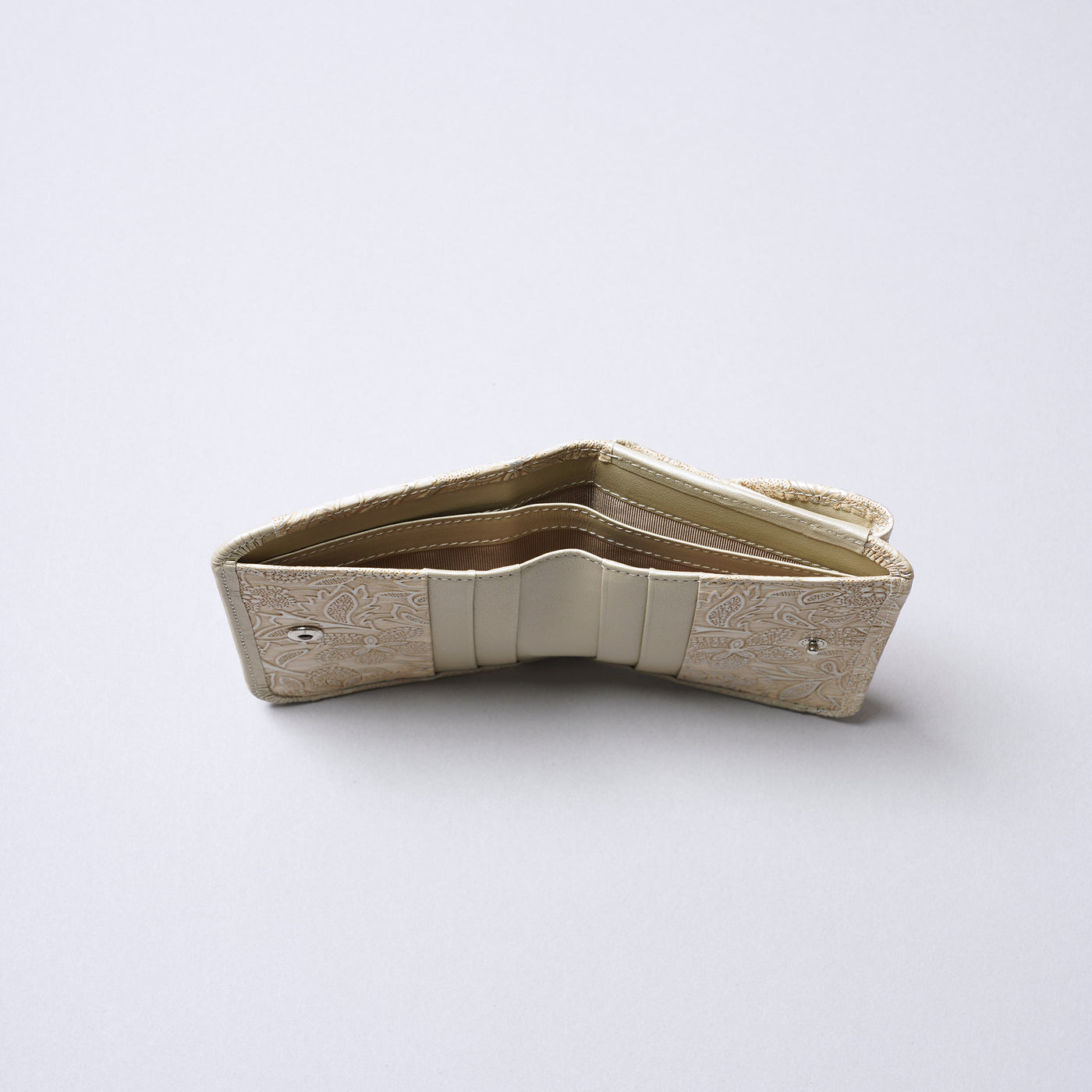 ＜アルカン＞クレア二つ折り財布/ピンク