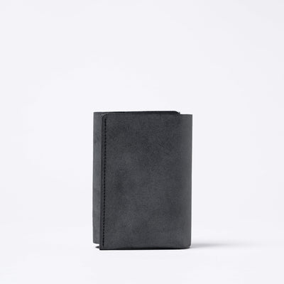 ＜FABRIK＞TRI-FOLD WALLET/綠松石色