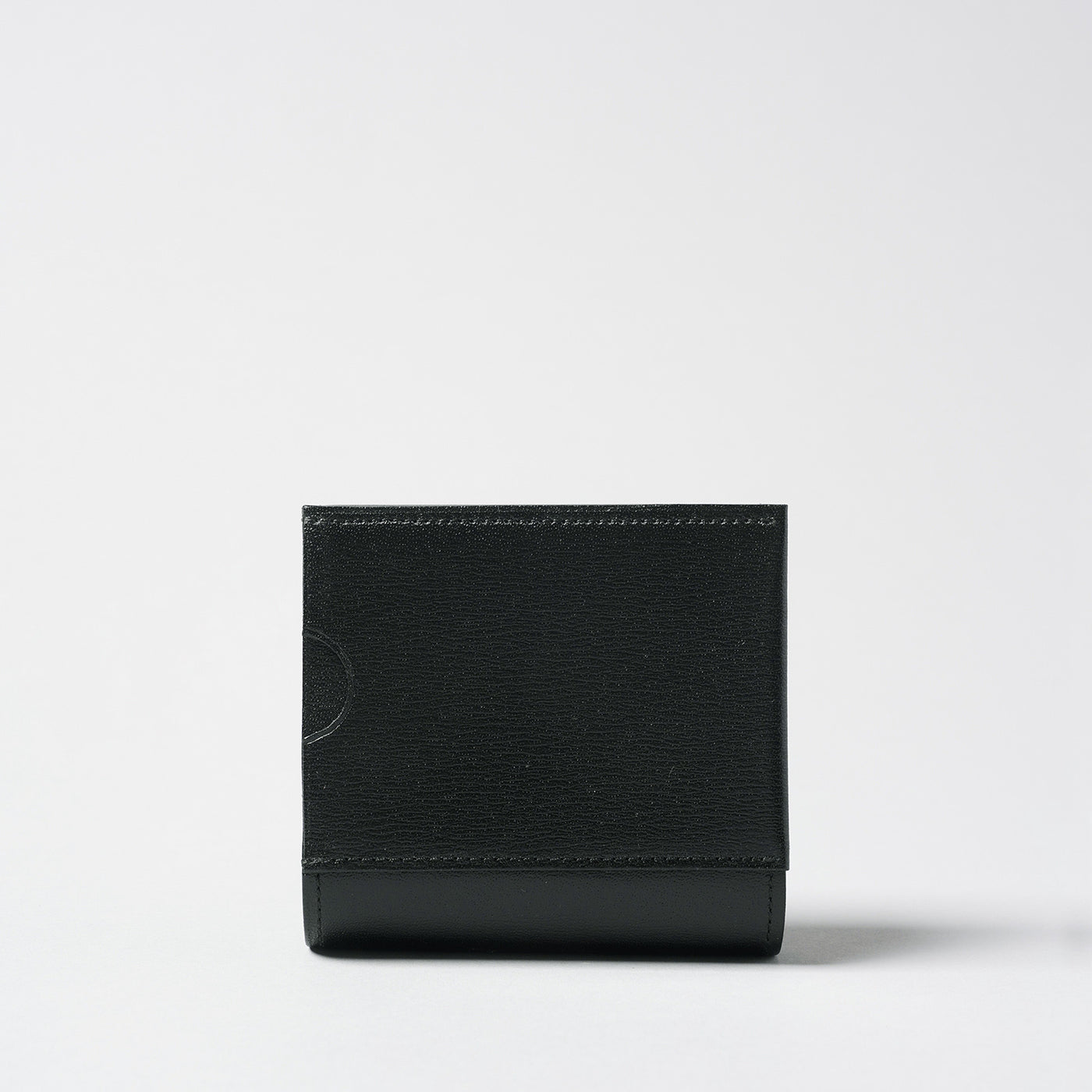 <Hawk Feathers> Kangaroo Small Bifold Wallet / Black