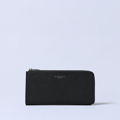 ＜キヨカワ＞［SOPHIE］L zip long wallet/ブルー