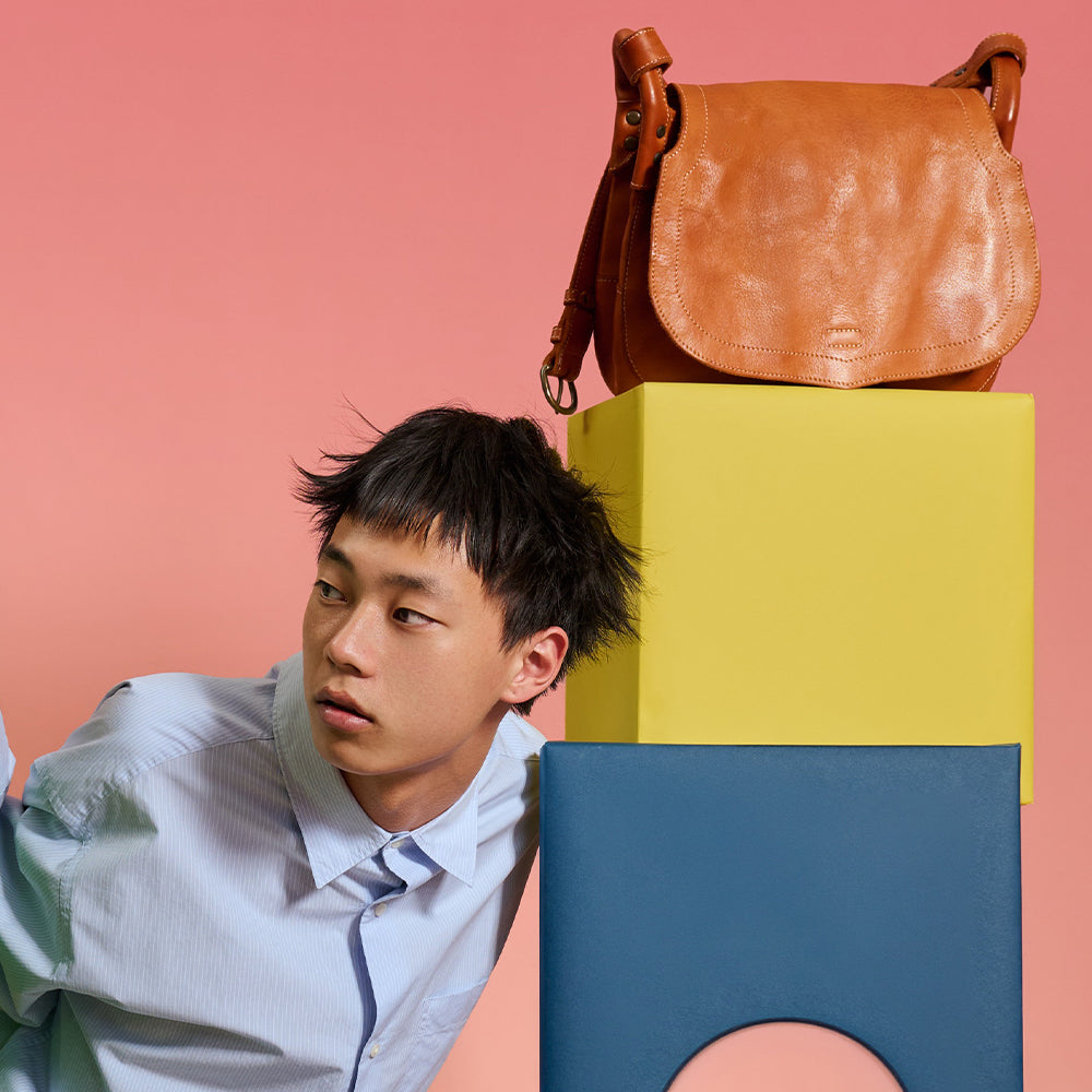 <PARLEY>  Panhead Shoulder Bag  / Camel