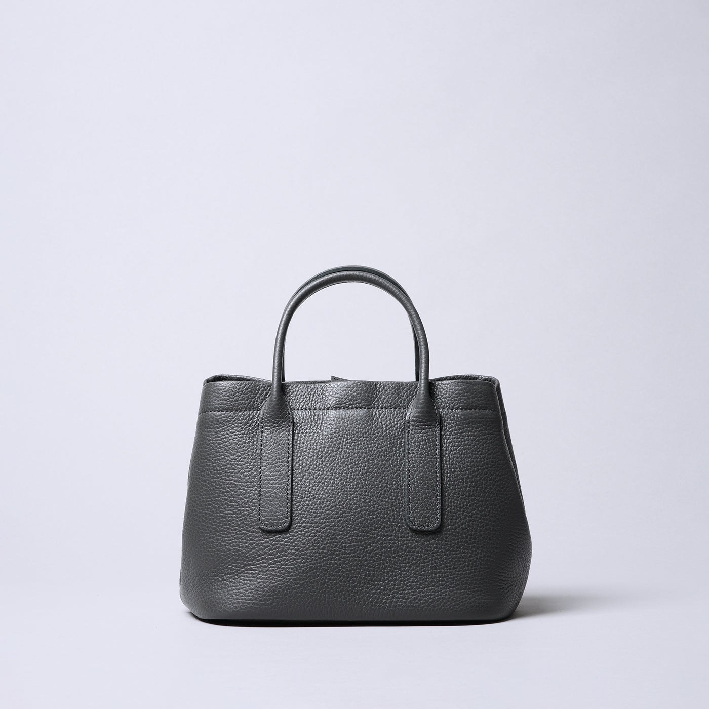 <itten-itten> Leather Mini Tote (w/ D) / Blue