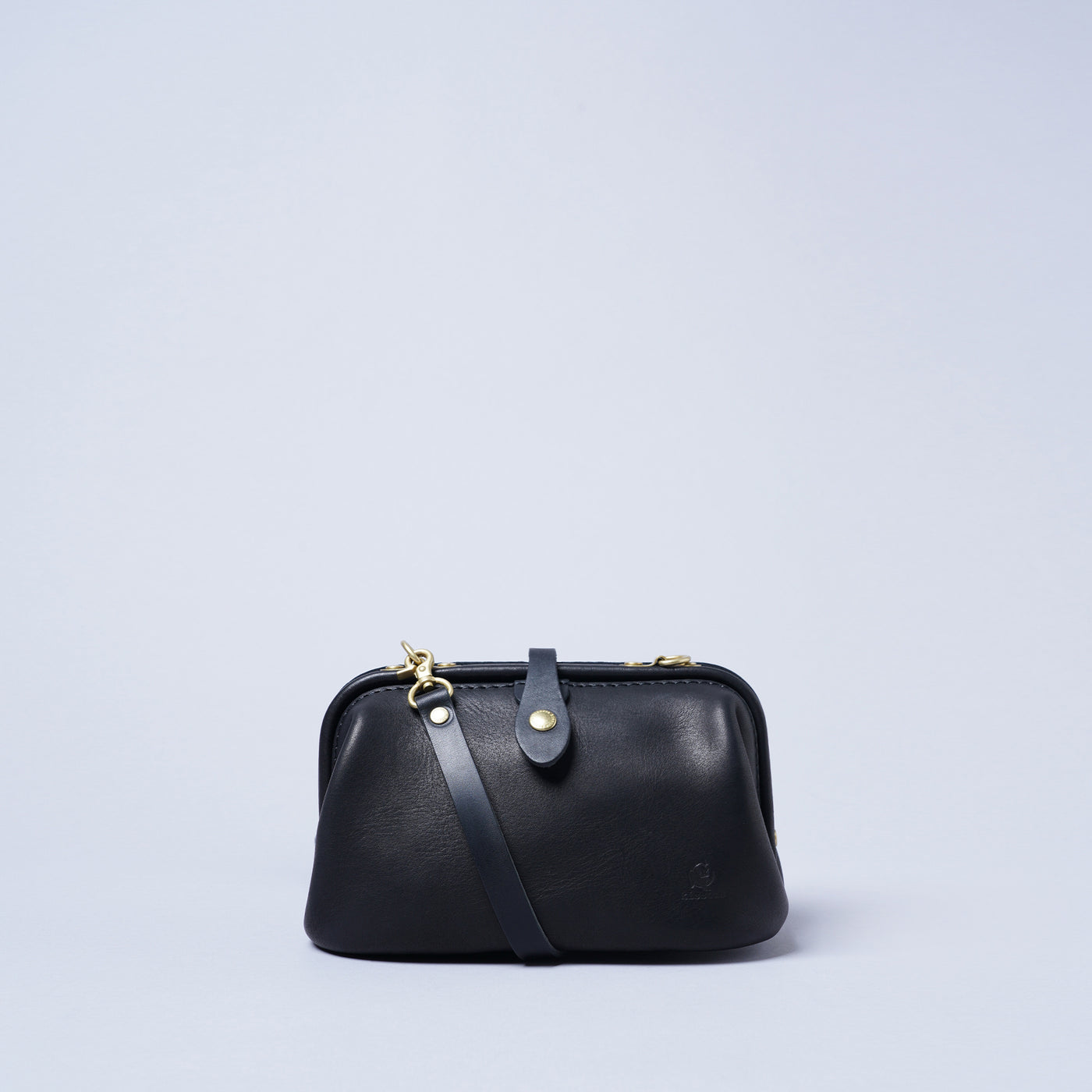 <kissora> Epika Shoulder Bag with Clasp Opening / Navy