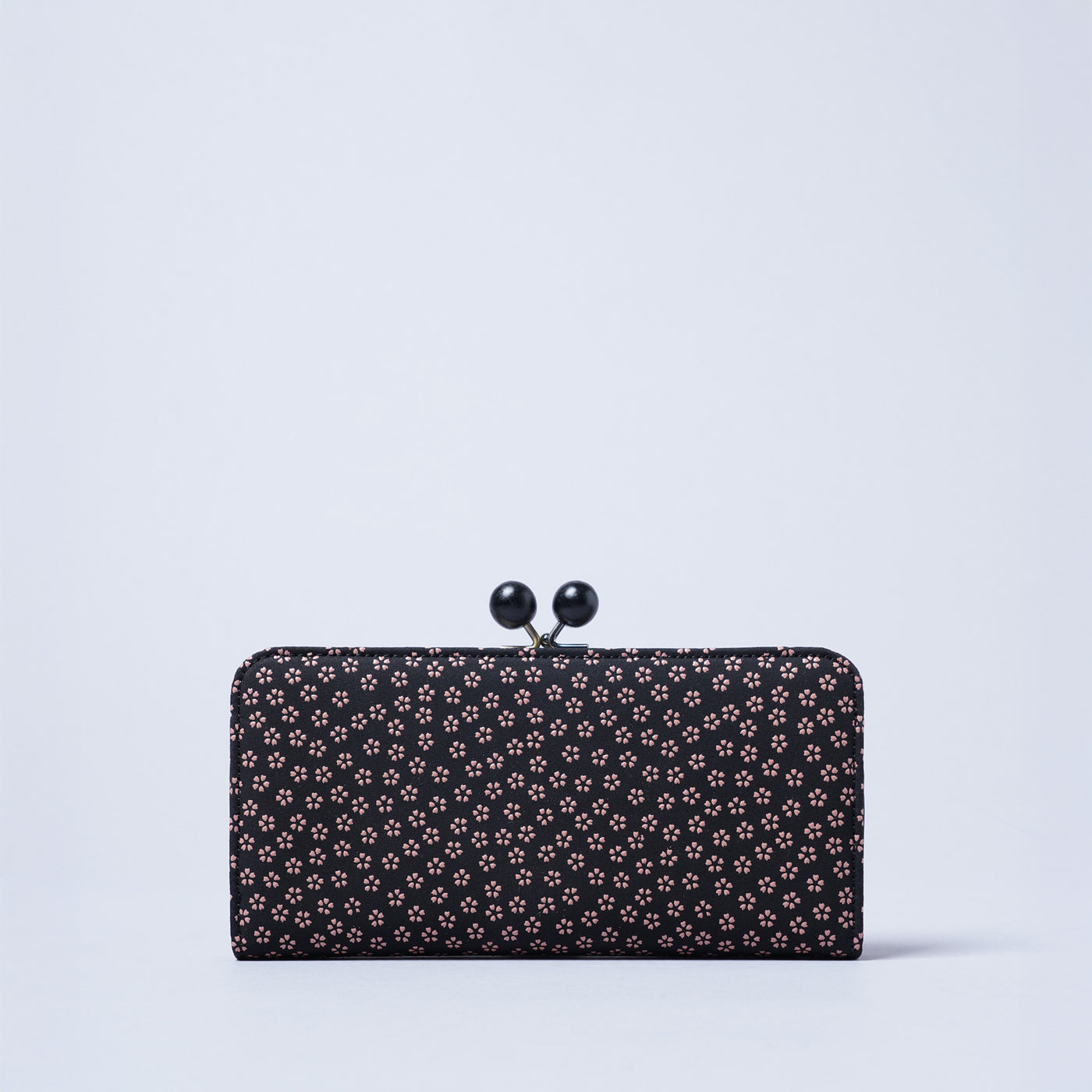 <kissora> Kotoinden Kiss Lock Long Wallet / Hyotan BLK