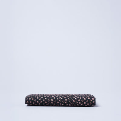 ＜キソラ＞古都印伝 がま口 ロングウォレット/亀甲BEG (ベージュ)