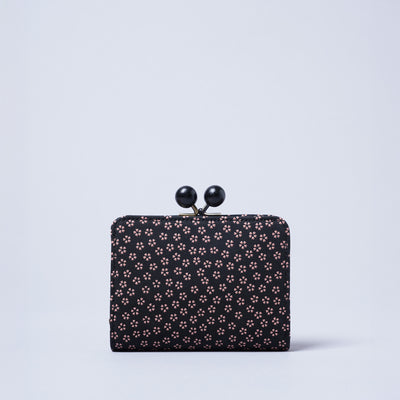 <kissora> Kotoinden Kiss Lock Half Wallet / Kikko (BEG)