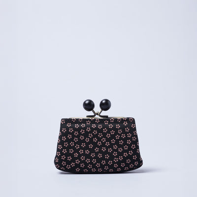 ＜kissora＞古都印傳 口金迷你錢包/龜甲米