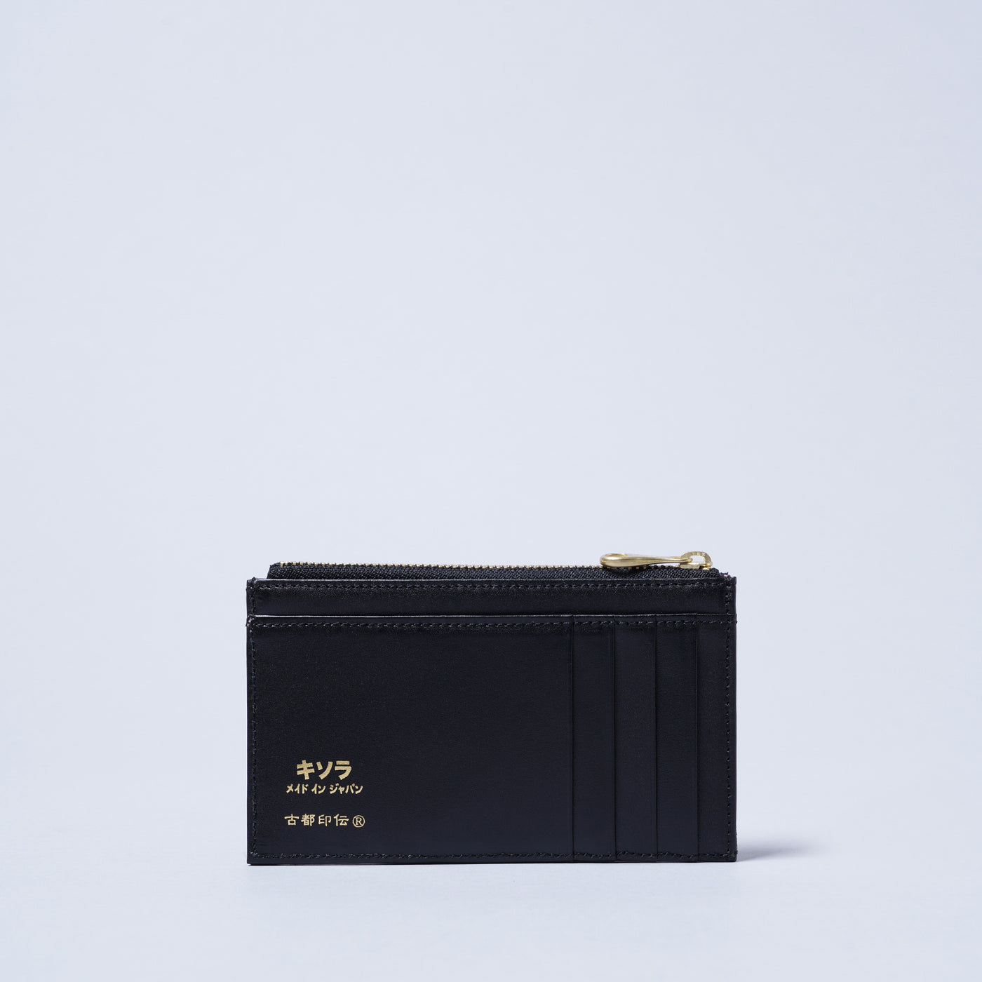 ＜キソラ＞古都印伝 フラグメントケース/瓢箪BLK (ブラック)