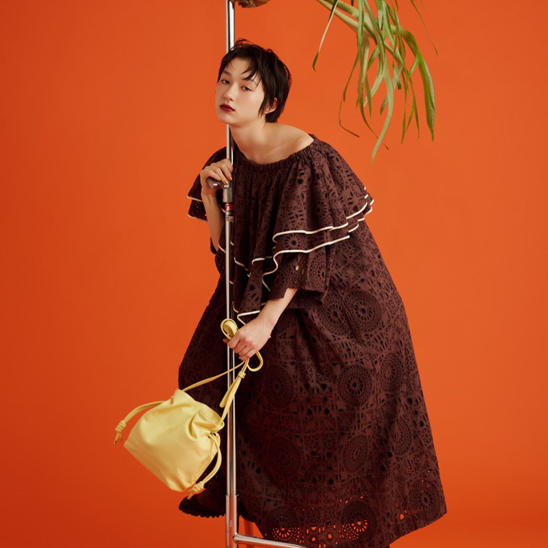 ＜KIYOKAWA＞ ZITA 側肩包/黃色