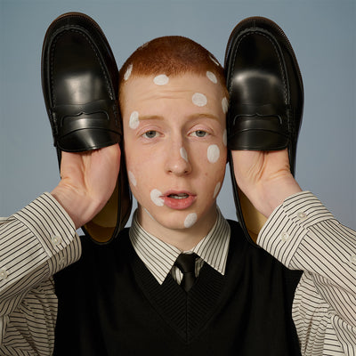 ＜ハルタ＞メンズ カジュアルローファー/ブラック