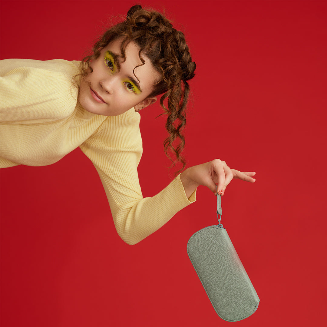 <itten-itten> Round Wallet / Pale Green