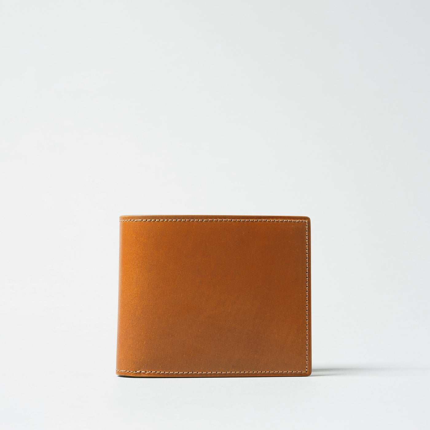 <Flathority> Water dyed oil cordovan bi-fold wallet / Black