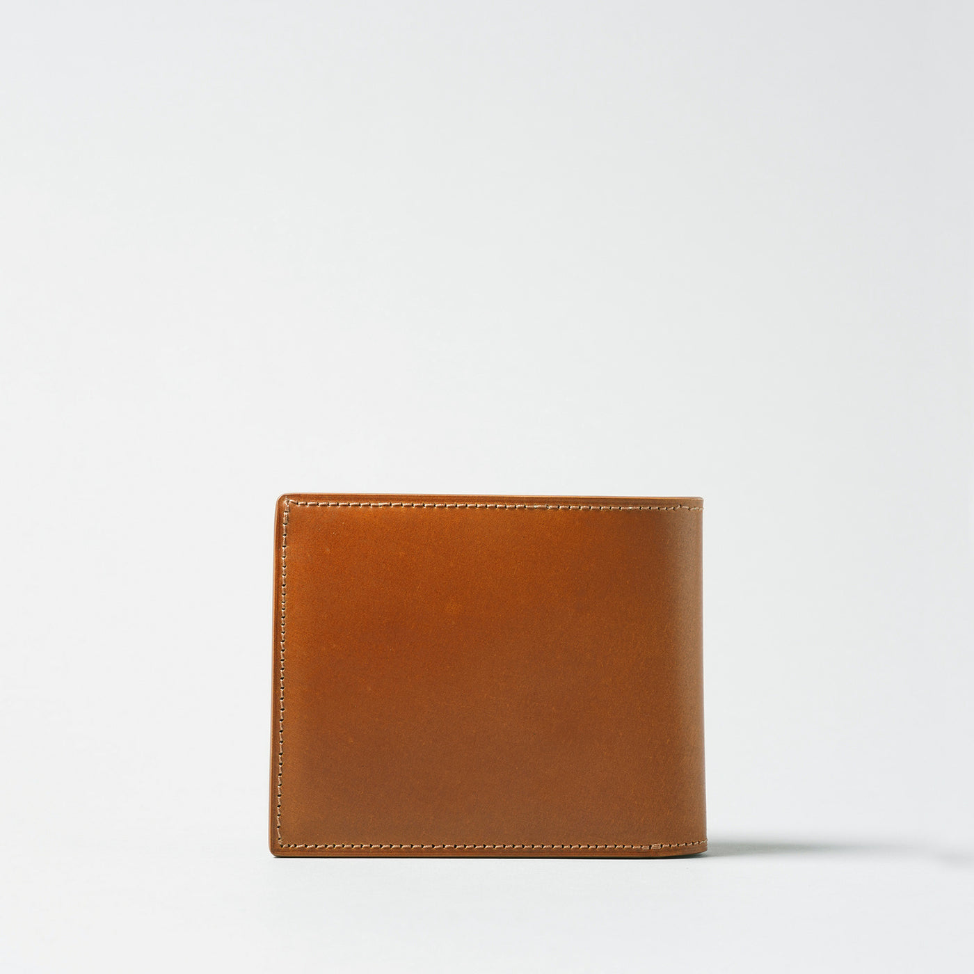 <Flathority> Water dyed oil cordovan bi-fold wallet / Black