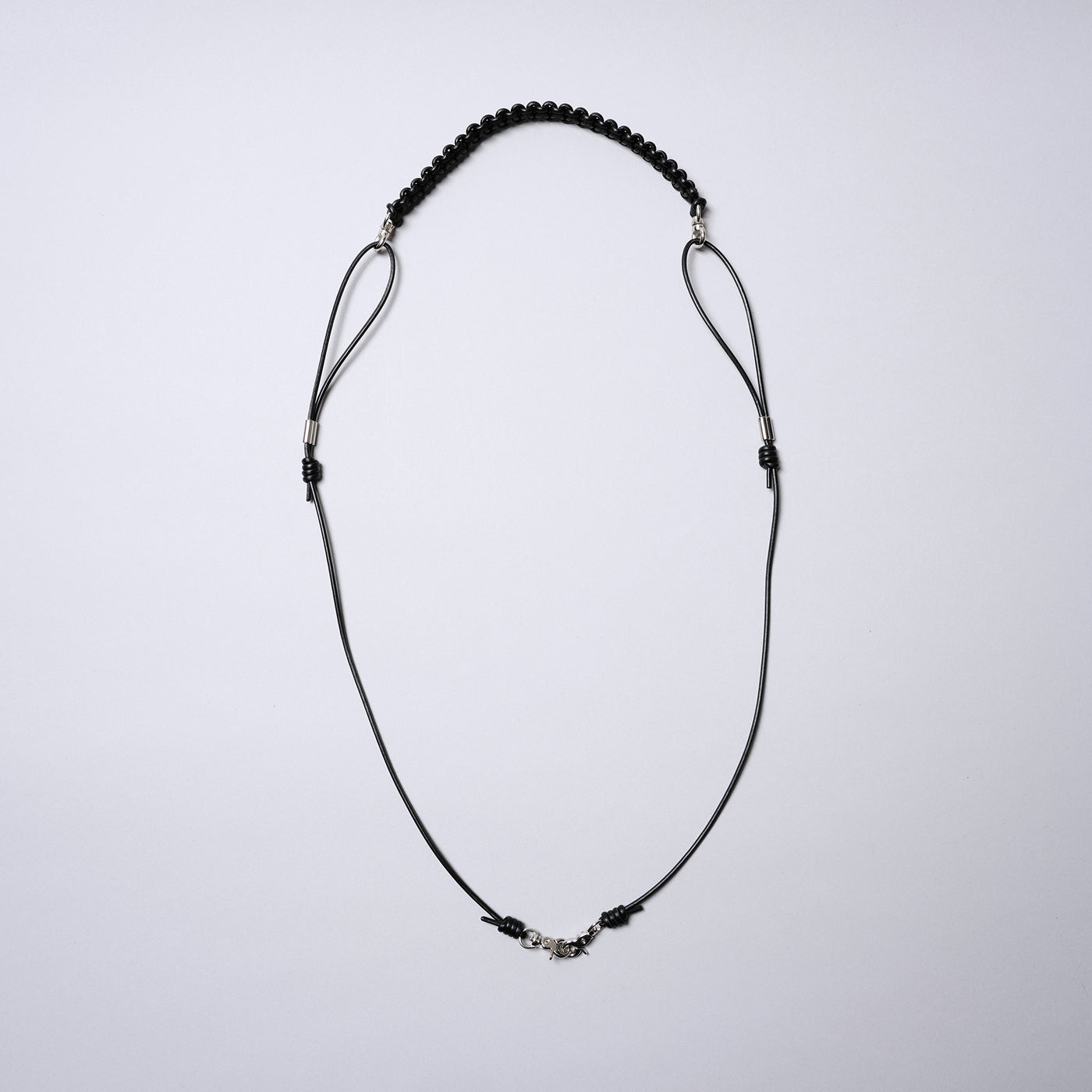 ＜センティ フラター ザ センシーズ＞レザーブレードマルチストラップ/キャメル