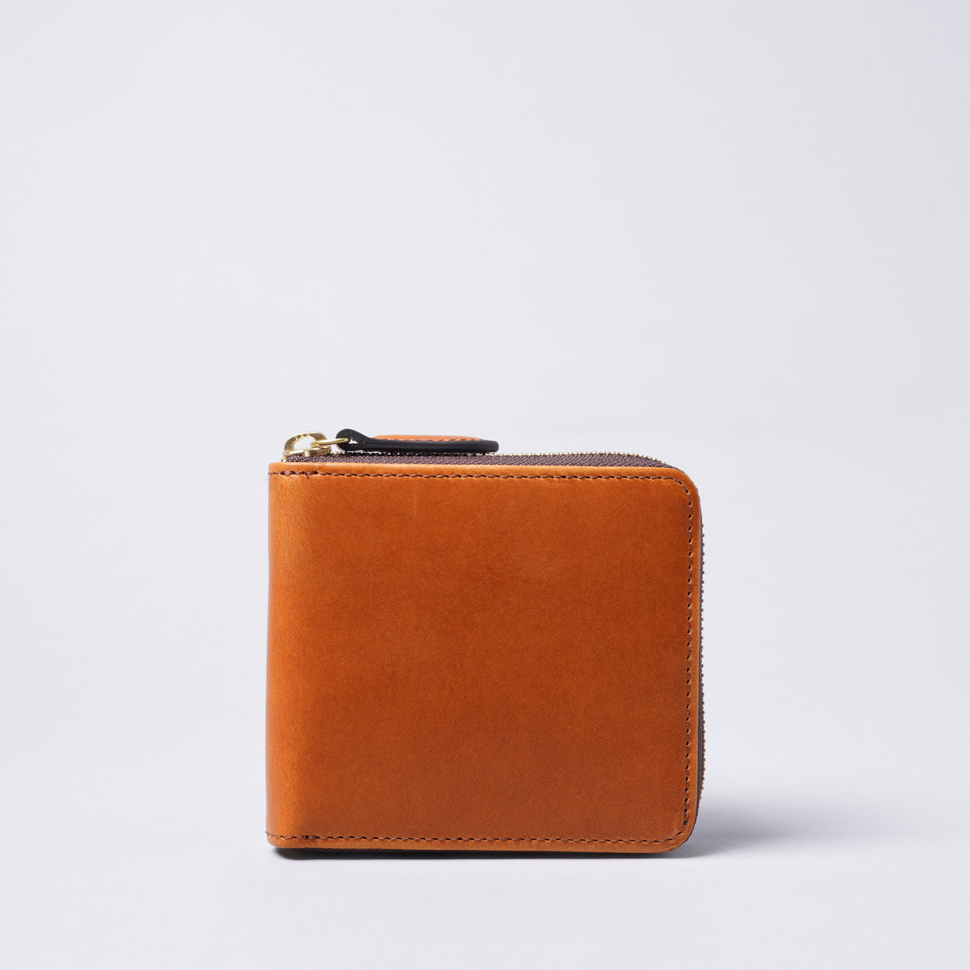 <SLOW> herbie -round short wallet-/Oak