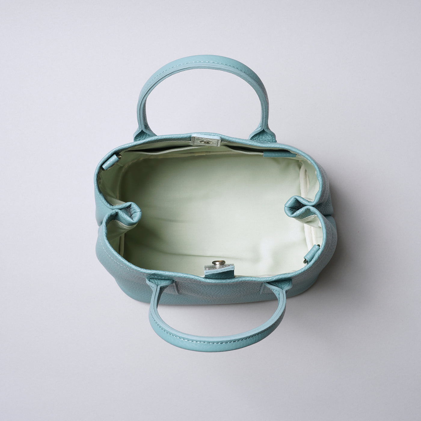 ＜イッテンイッテン＞レザーミニトート(D付)/イエロー