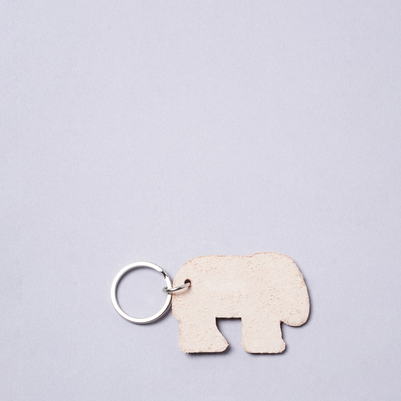 <numeri> Elephant Key Ring / Natural
