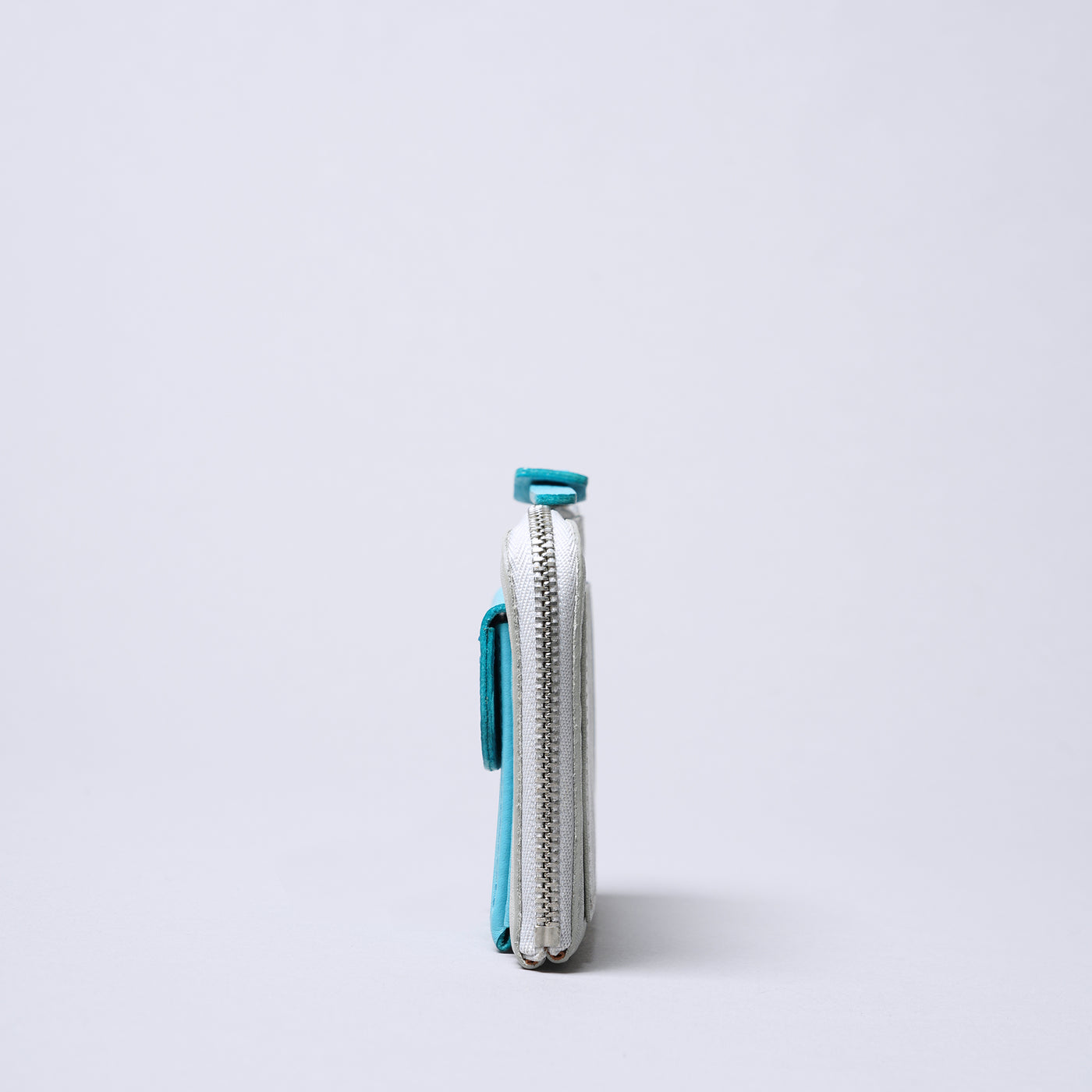 ＜ヌメリ＞ソッティミニ バイカラー/ライトグレー×ライトブルー