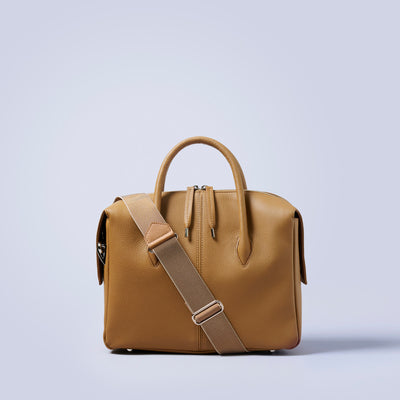 ＜キヨカワ＞［SOPHIE］Boston bag M/キャメル