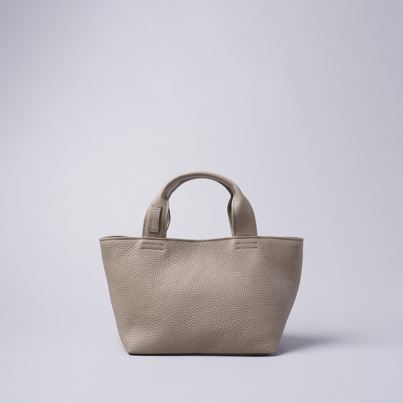 <LEZALI> Embossed Leather Mini Tote / Black