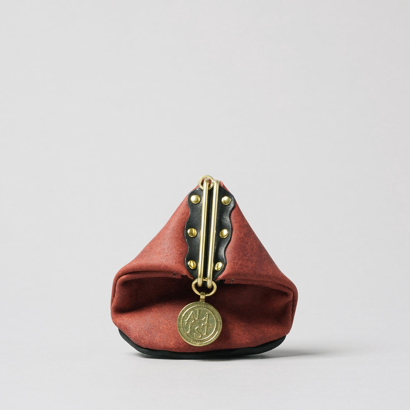 <LITSTA> Pentagon Coin Case / Dark Brown