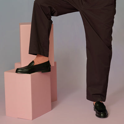 ＜KENFORD＞樂福鞋/黑色變形蟲壓花