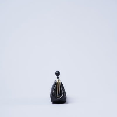 ＜kissora＞古都印傳 口金眼鏡盒/龜甲米