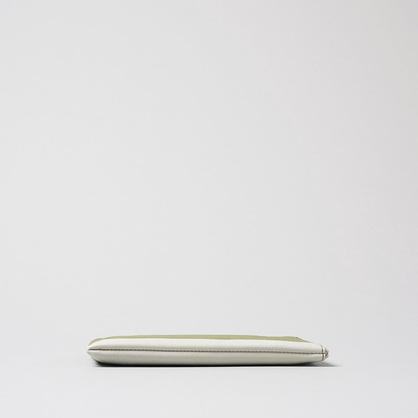 <numeri> Sottile Bi-Color L Zipper Long Wallet / Light Grey x Navy