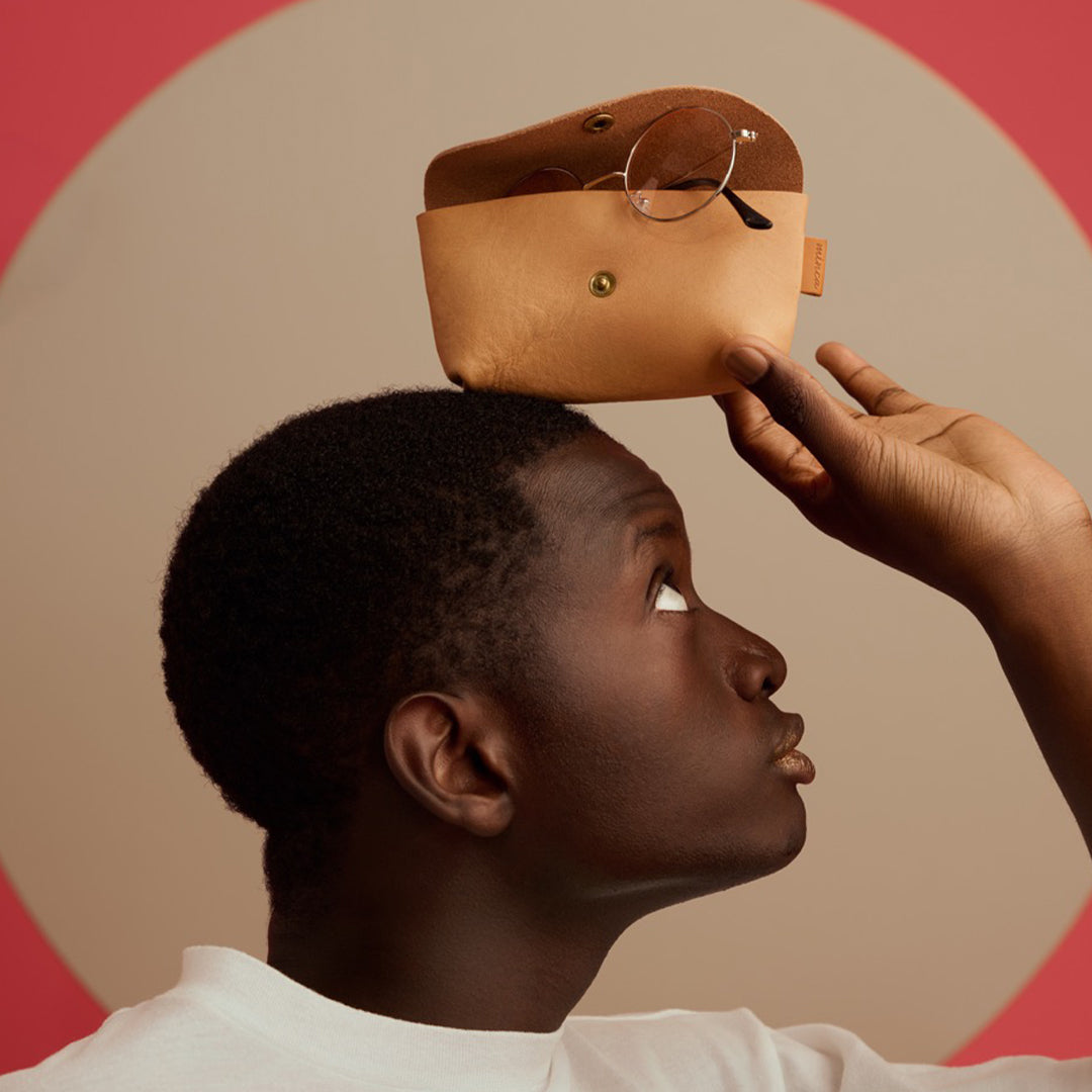 ＜minca＞皮革錢包 02/S/天然皮革色