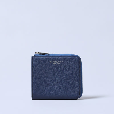 ＜KIYOKAWA＞［SOPHIE］L zip wallet/冰藍色