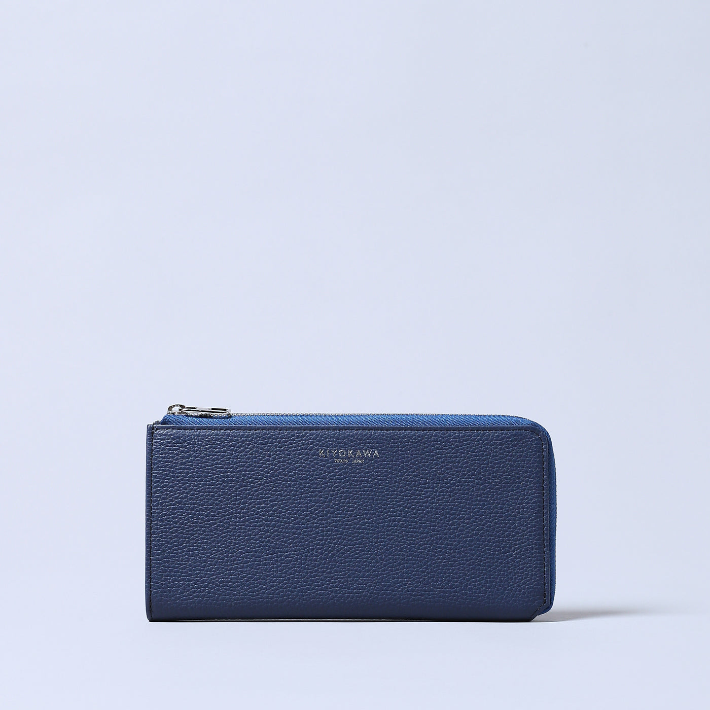 ＜キヨカワ＞［SOPHIE］L zip long wallet/ブルー