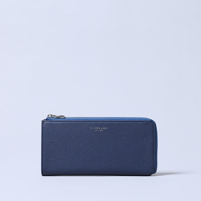 ＜キヨカワ＞［SOPHIE］L zip long wallet/ブルー