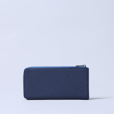 ＜キヨカワ＞［SOPHIE］L zip long wallet/ブルー