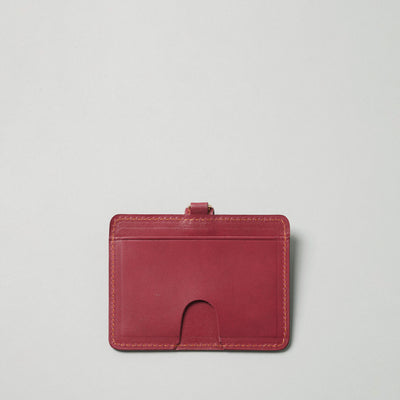 <lezali> Italian Leather ID Case (Horizontal) / Rasberry