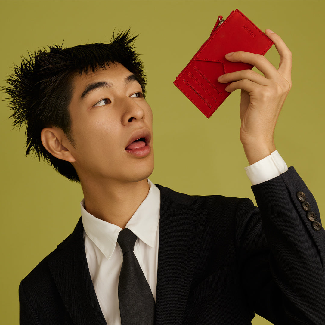 ＜NO SIGN＞卡夾/紅色