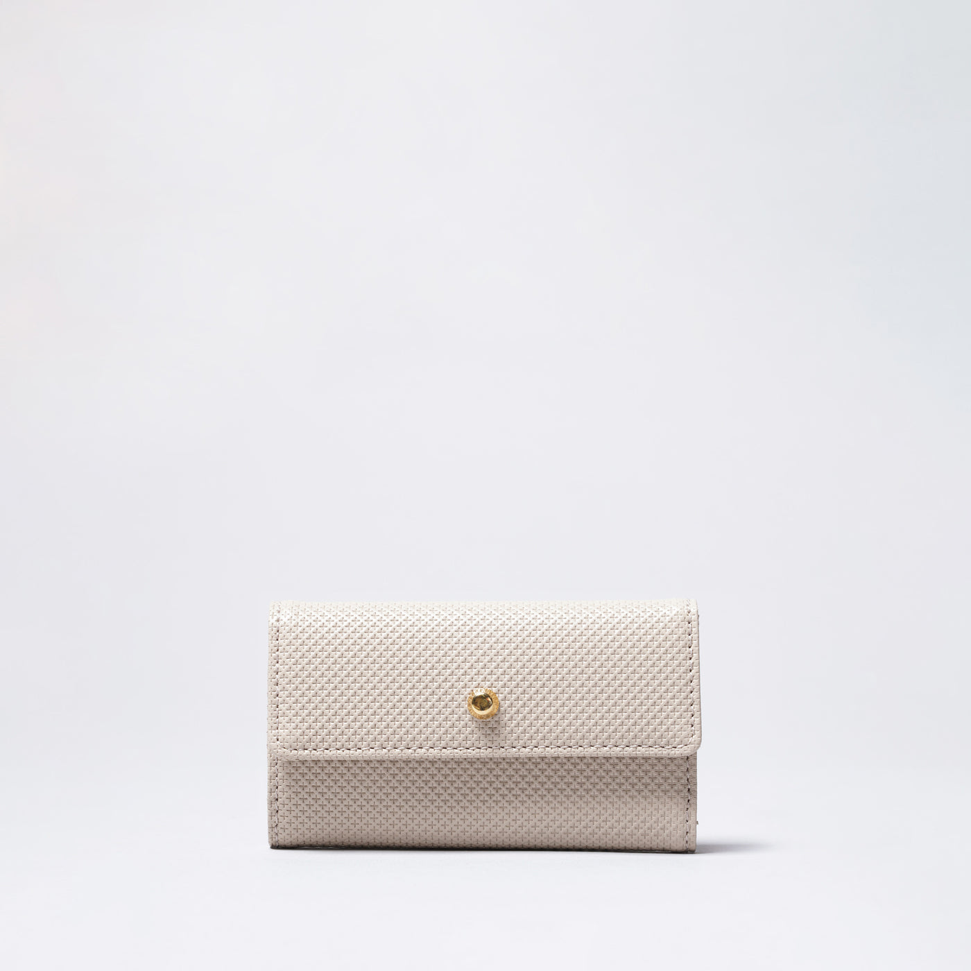 <bell la bell>  Pastel Color Cowhide Key Case / Grey Beige