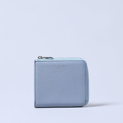＜KIYOKAWA＞［SOPHIE］L zip wallet/冰藍色