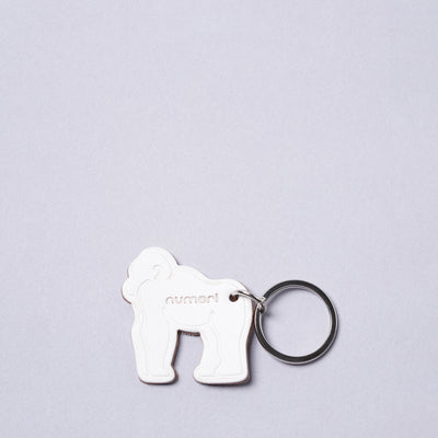 <numeri> Gorilla Key Ring / White