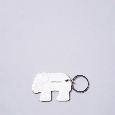 <numeri> Elephant Key Ring / Natural