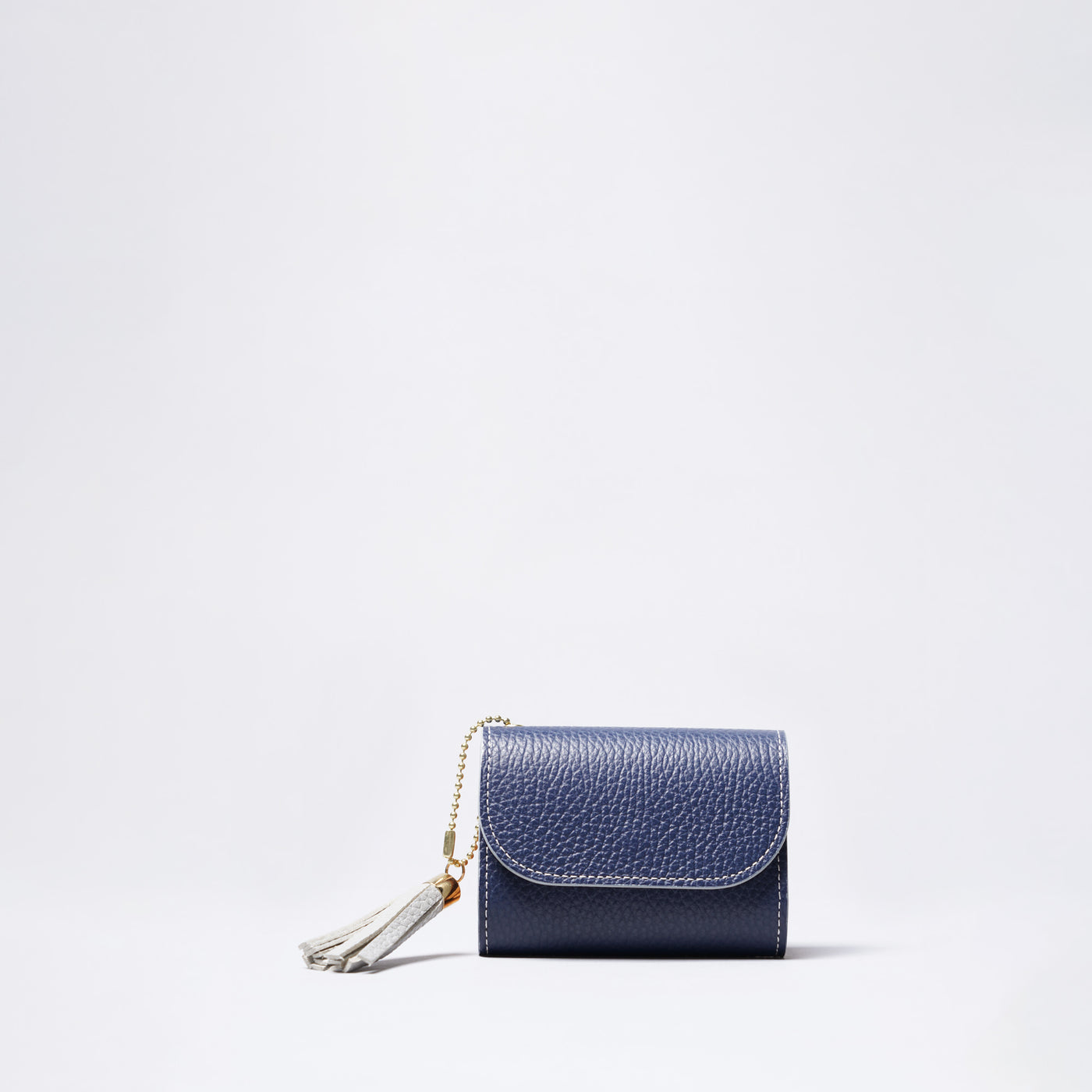 <cotocul> Italian Leather Mini Wallet / Navy