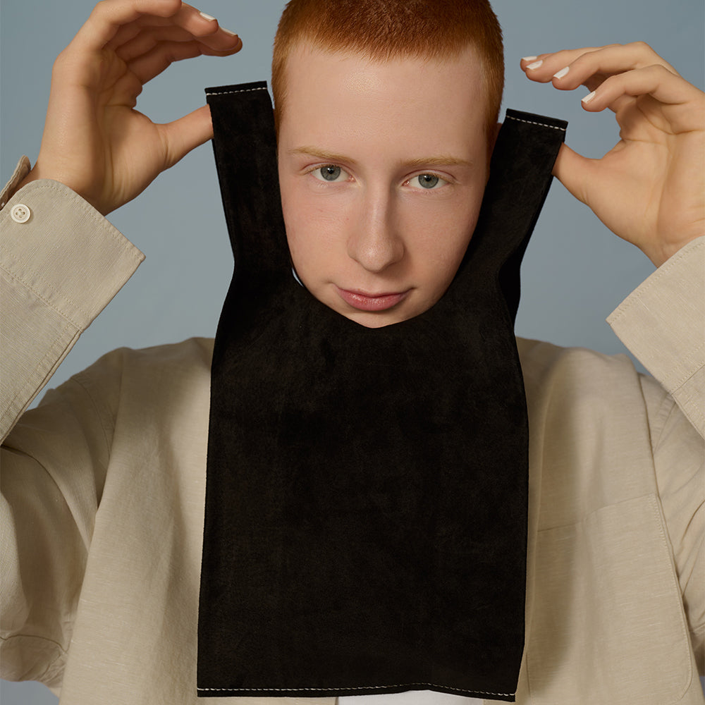 ＜モジャカワ＞ バッグ no.12/ブラック