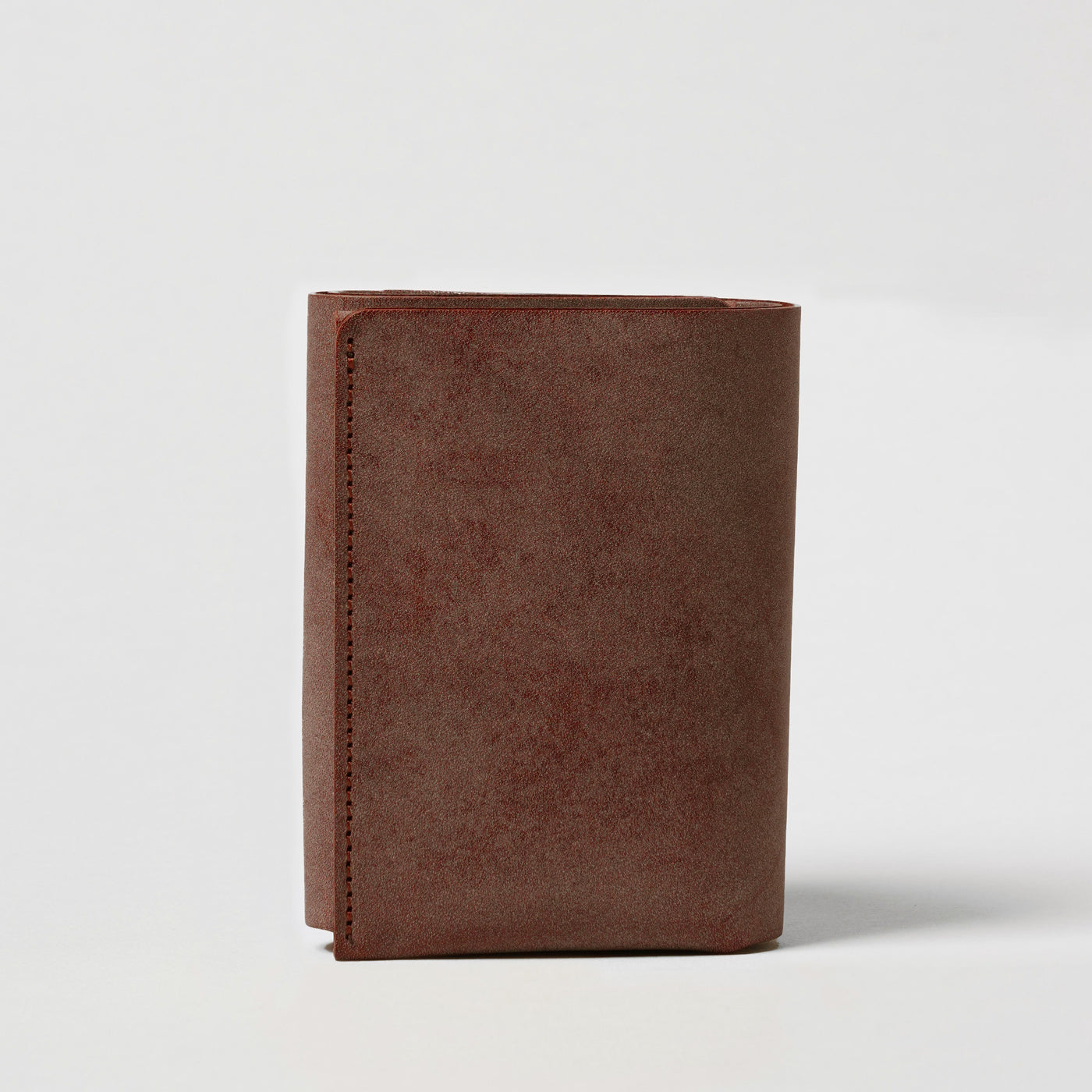 ＜ファブリック＞TRI-FOLD WALLET/ブリックレッド