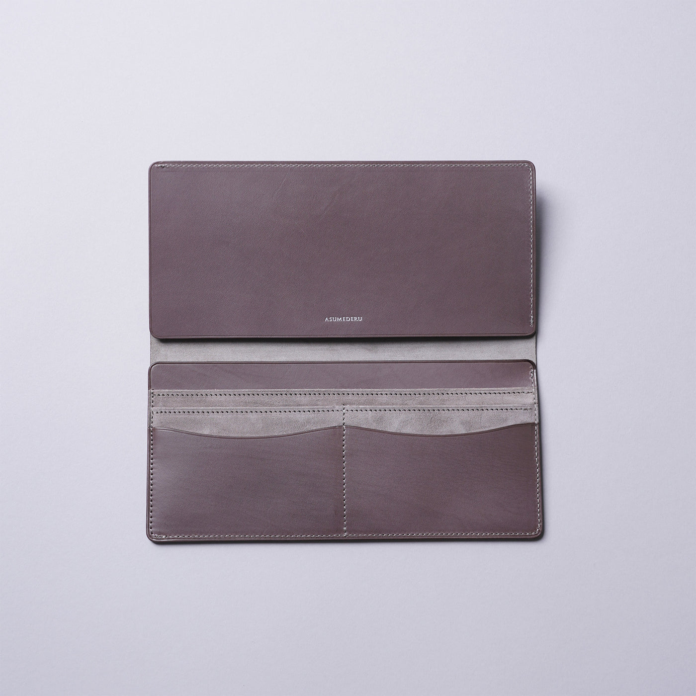 <ASUMEDERU>  Long Wallet / Brown