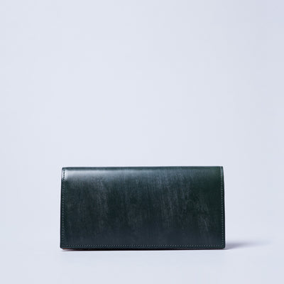 ＜クラフスト＞ブライドルレザー 長財布/Navy (ネイビー)