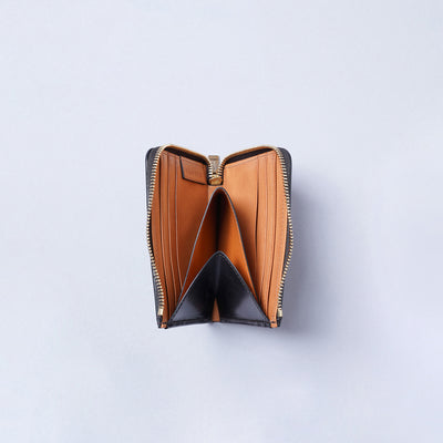 <CRAFSTO>  Bridle Leather L Zip Wallet / Green