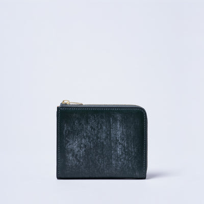 <CRAFSTO>  Bridle Leather L Zip Wallet / Green