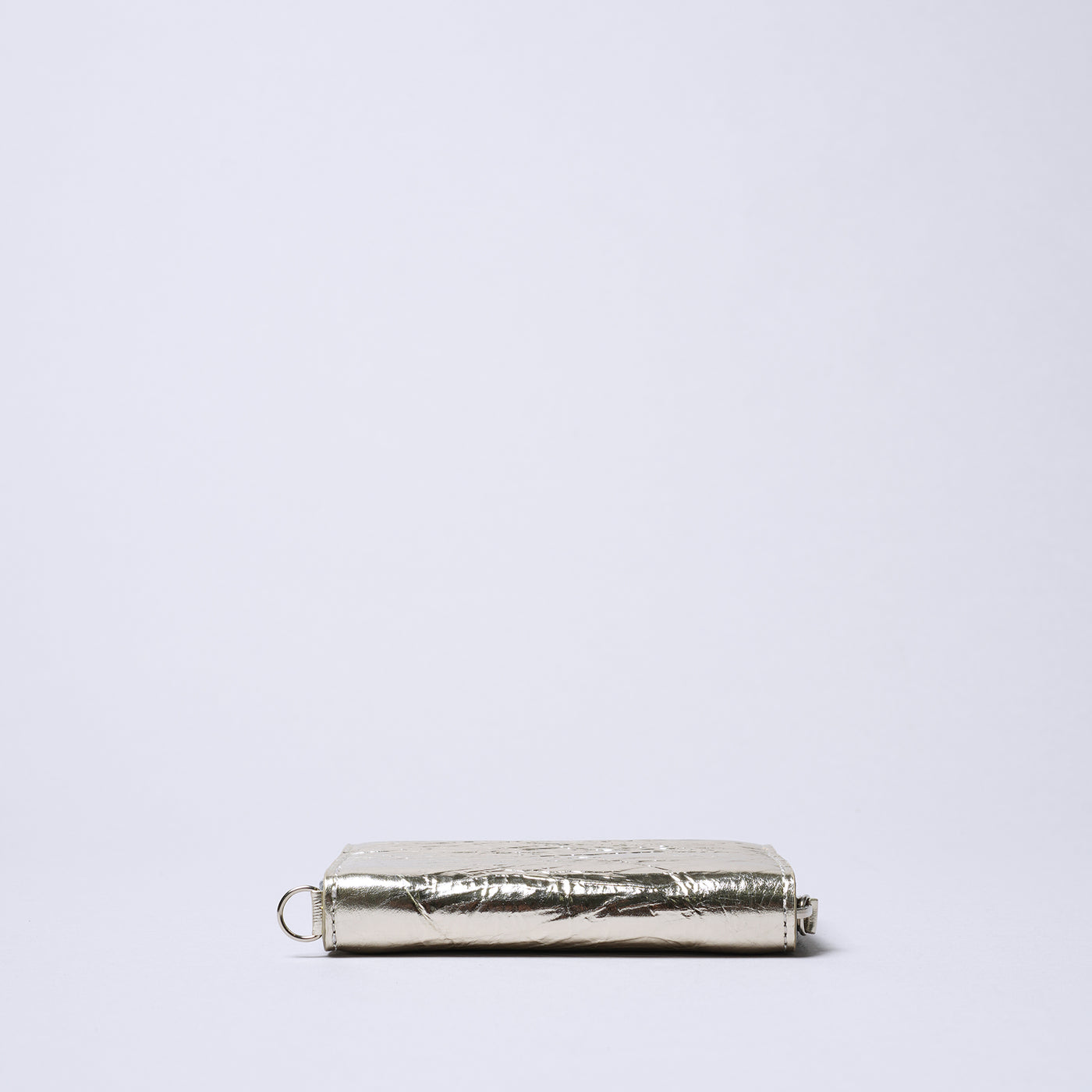 ＜コケット＞Round Mini Wallet（シャイニー）/ゴールド×ピンク